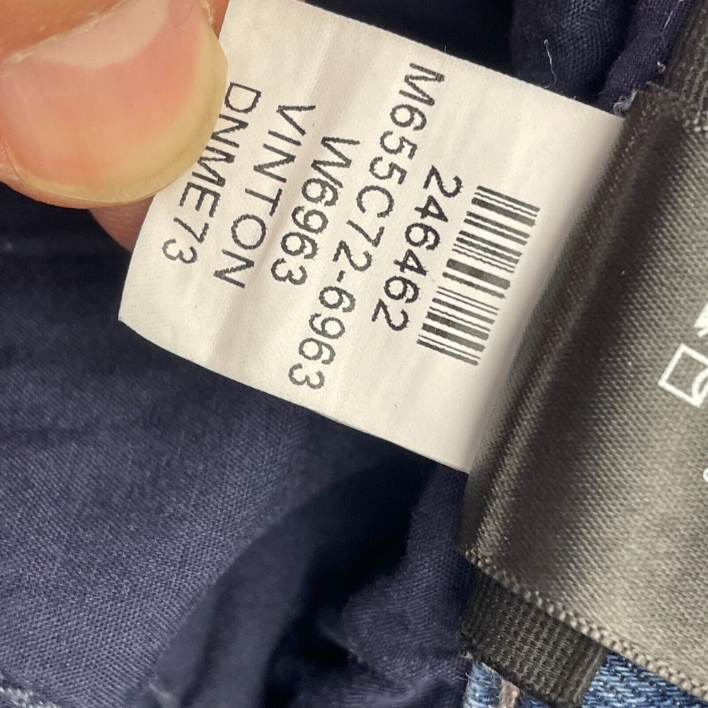 PAIGE Federal Jeans Men 31x29 Vinton Blue Slim Straight‎ Fit Denim Designer $200 - Picture 9 of 9